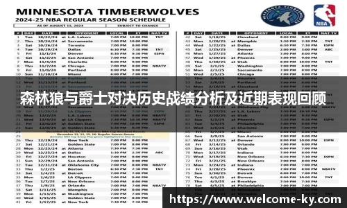 森林狼与爵士对决历史战绩分析及近期表现回顾